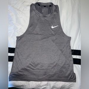 Gray Nike Racer back